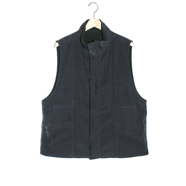 【wonderland】 Useful vest (CHARCOAL×OLIVE) / ワンダーランド リバーシブルベスト