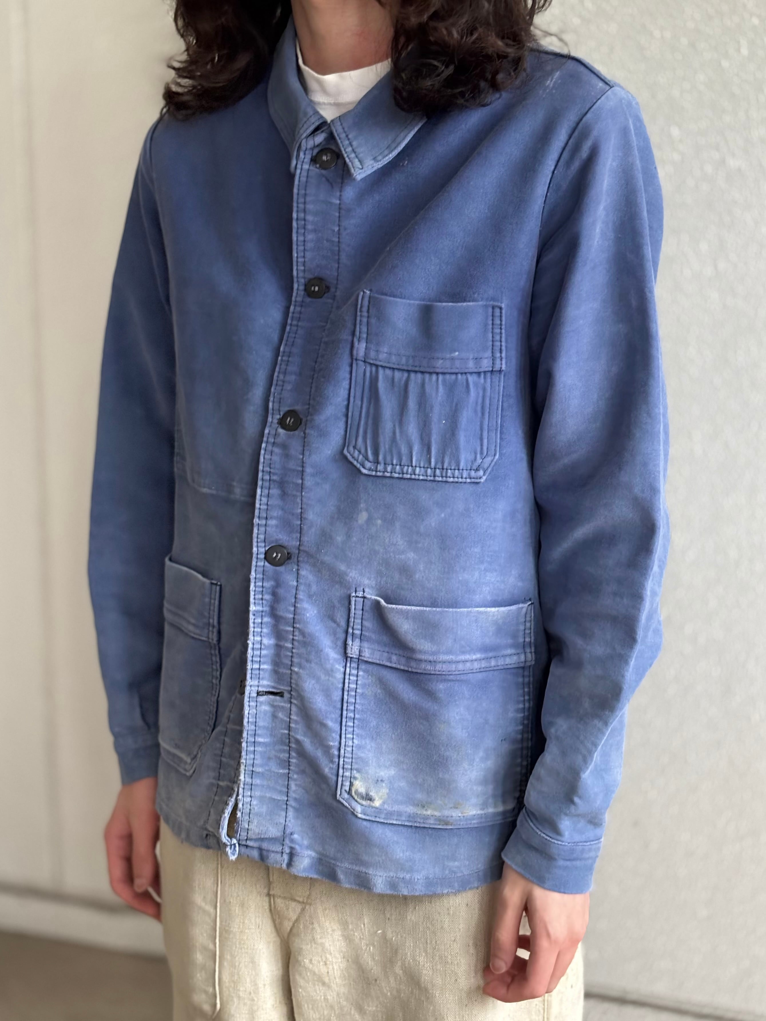 OLD BLUE MOLESKIN JACKET | STRAYSHEEP ONLINE