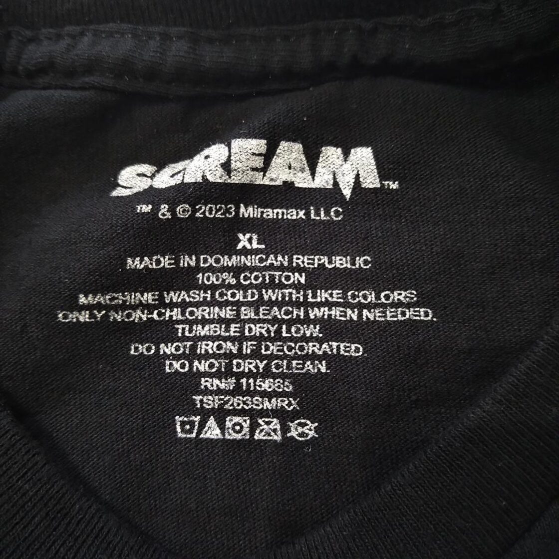 スクリーム Tシャツ XLサイズ 黒 映画 ムービーTシャツ scream * | Pay ID