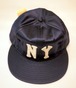 NY-S SATIN REG VISOR　NAVY×WHITE