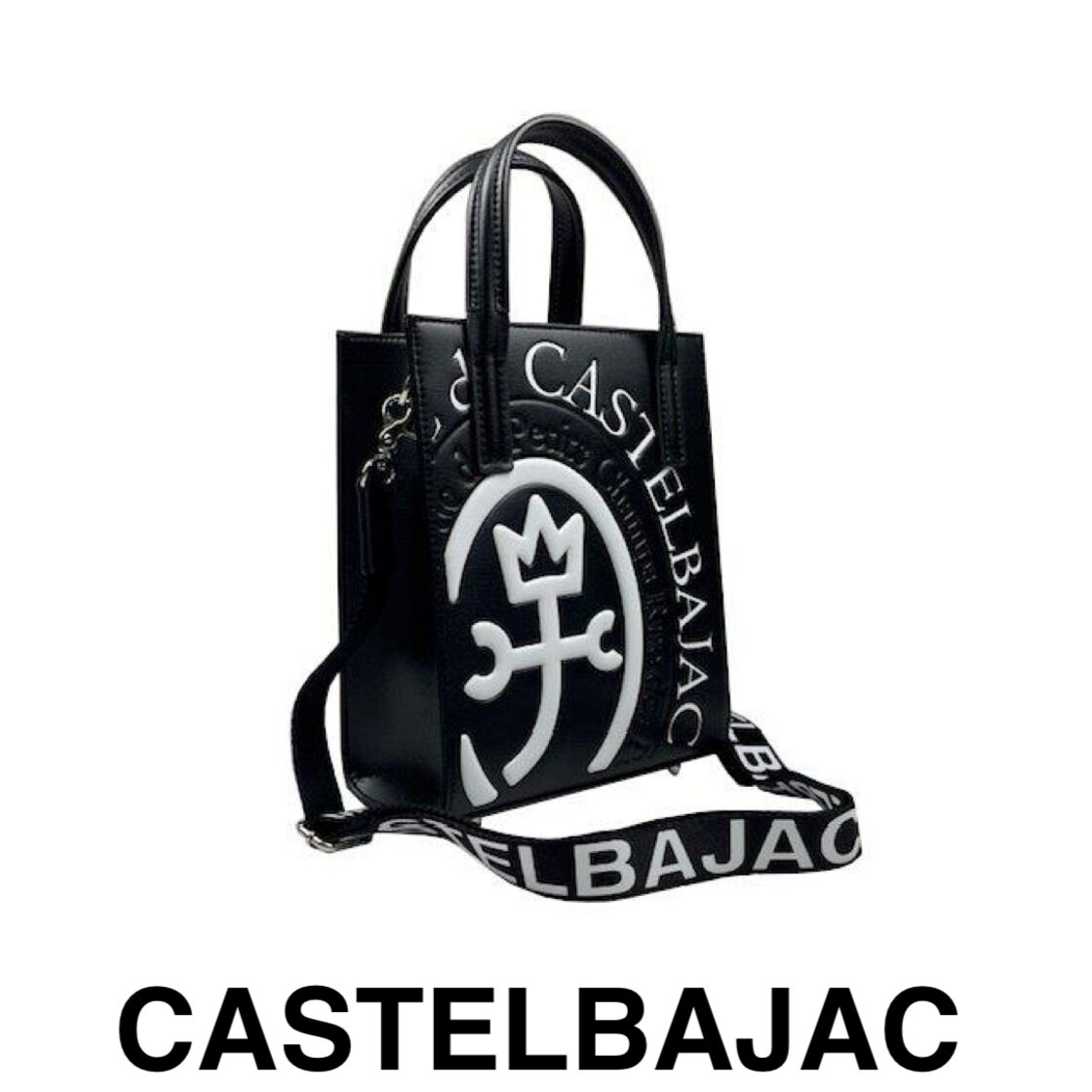 CASTELBAJAC カステルバジャック デニムトートバッグ ロゴ刺繍 ゴルフ 