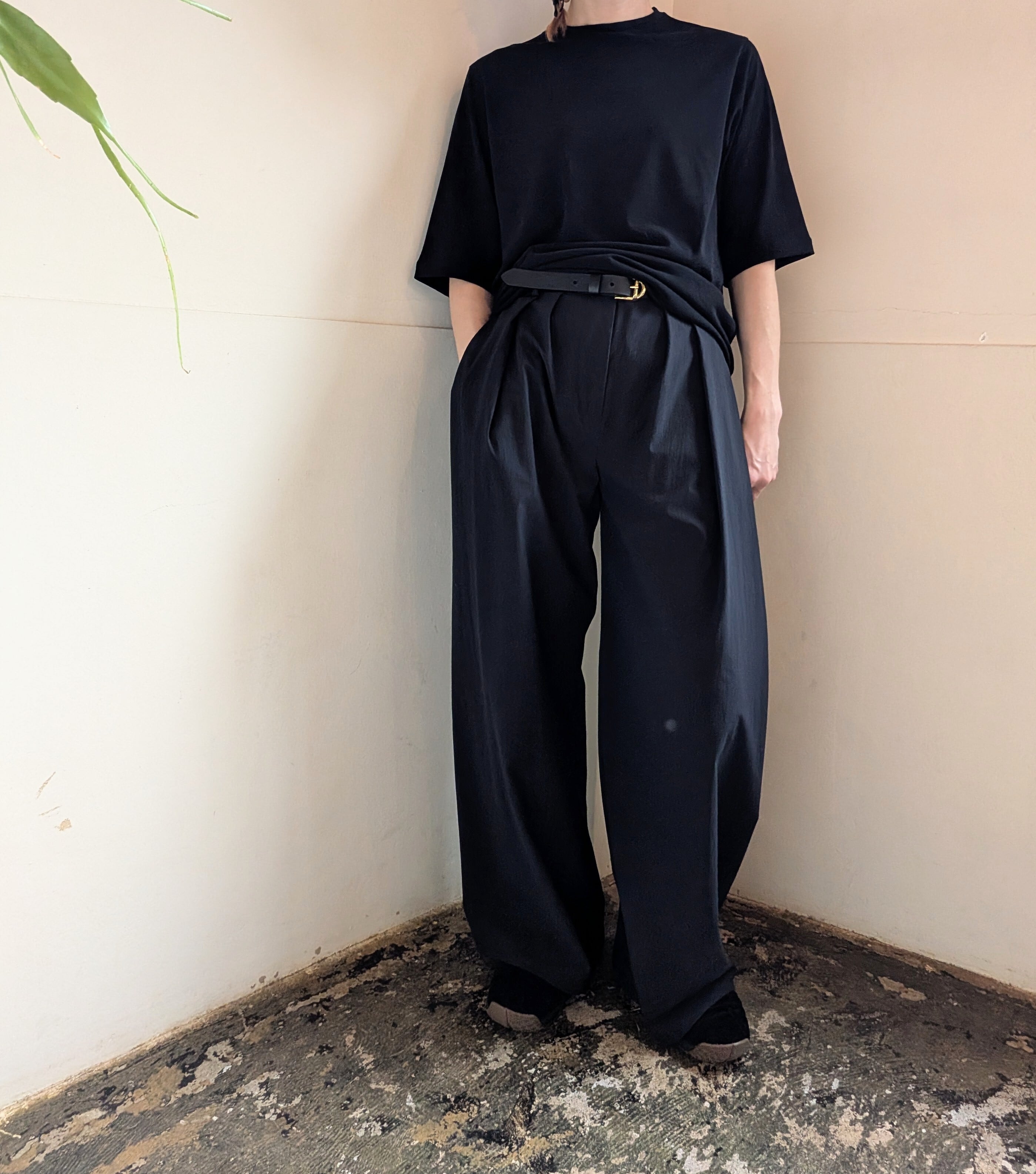 OLTADESIGNS ］オルタデザインズ / Side Tuck Pants / BLACK / SIZE②