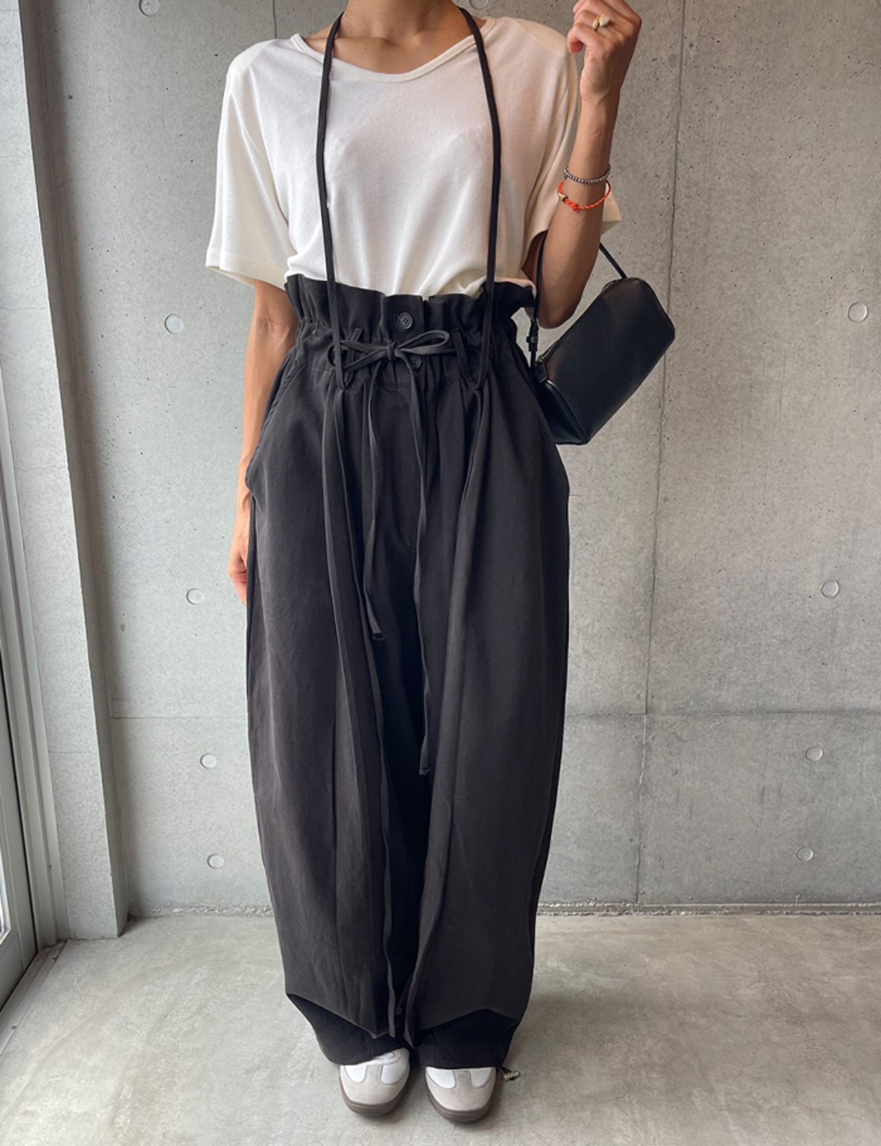 【25aw】Waist-wave 2way Pants_3colors