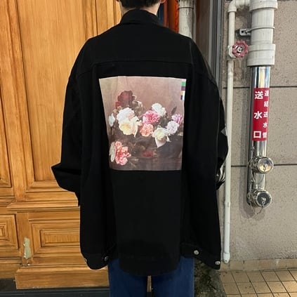 正規18SS RAF SIMONS ラフシモンズ  権力の美学 デニムジャケット