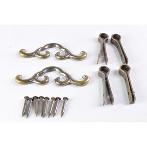 墨文字製作所　刻字用　　アンティーク調装飾　吊金具　5ｃｍ２枚入