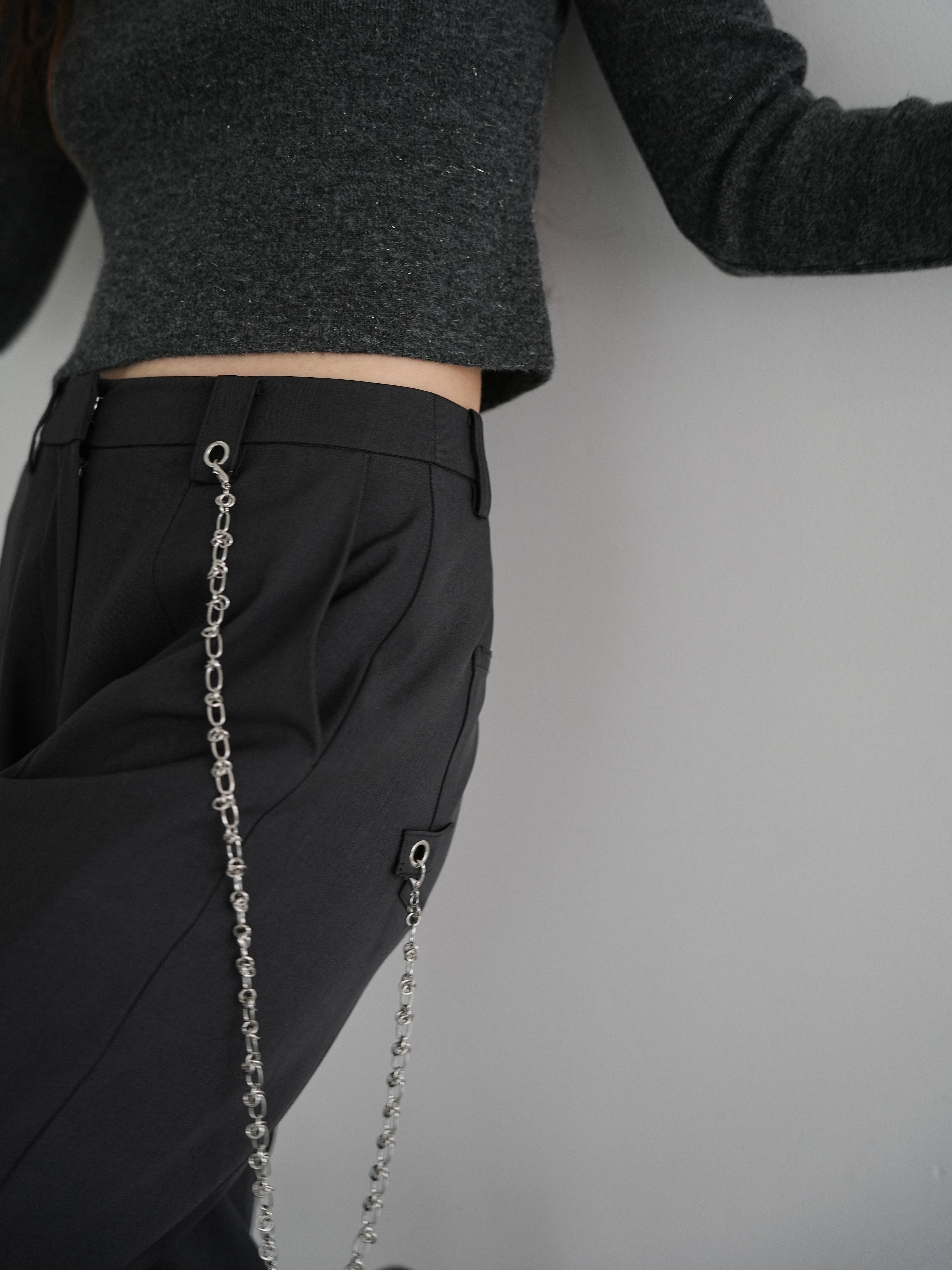 cropped slit knit | Katrin TOKYO