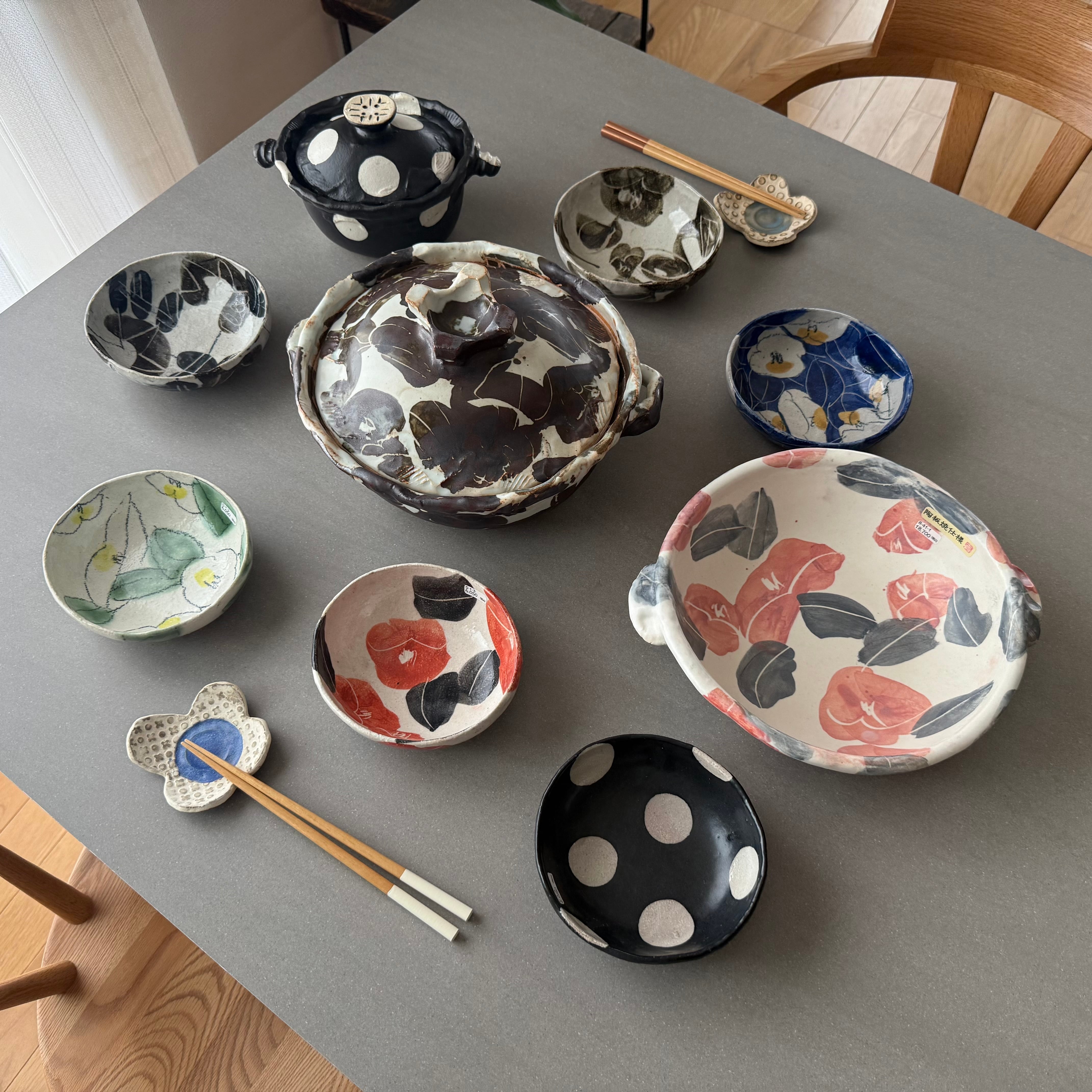 伊集院真理子 土鍋 5合サイズ アフリカ柄 | Lotus roots(ロータス