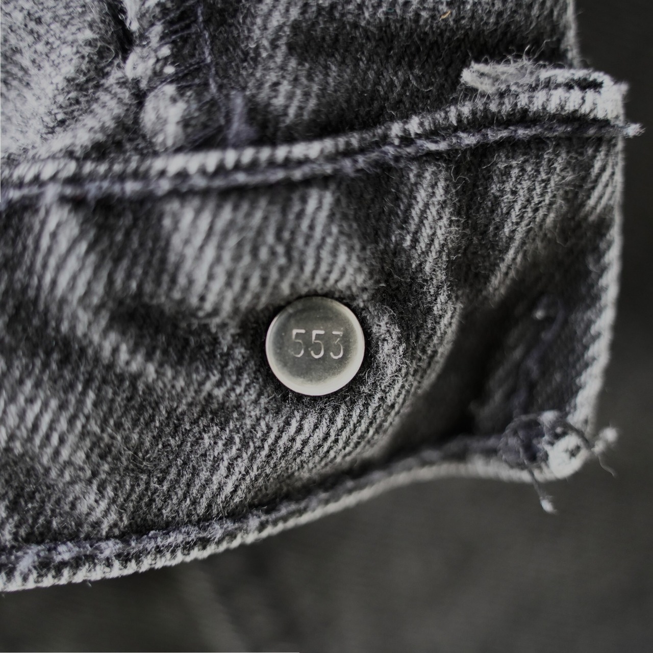 90s Levi's 550 W36 L32 ブラックデニム USA製