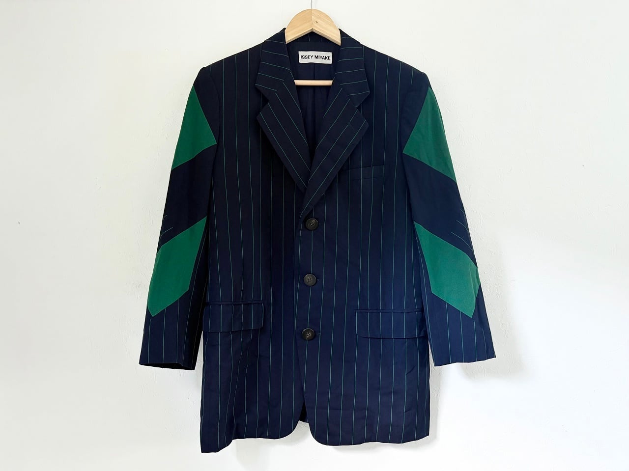 90~2000s ISSEY MIYAKE Striped argyle jacket MADE IN JAPAN