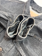 80s Levi's 70503-0259 BLACK DENIM JACKET Size XL
