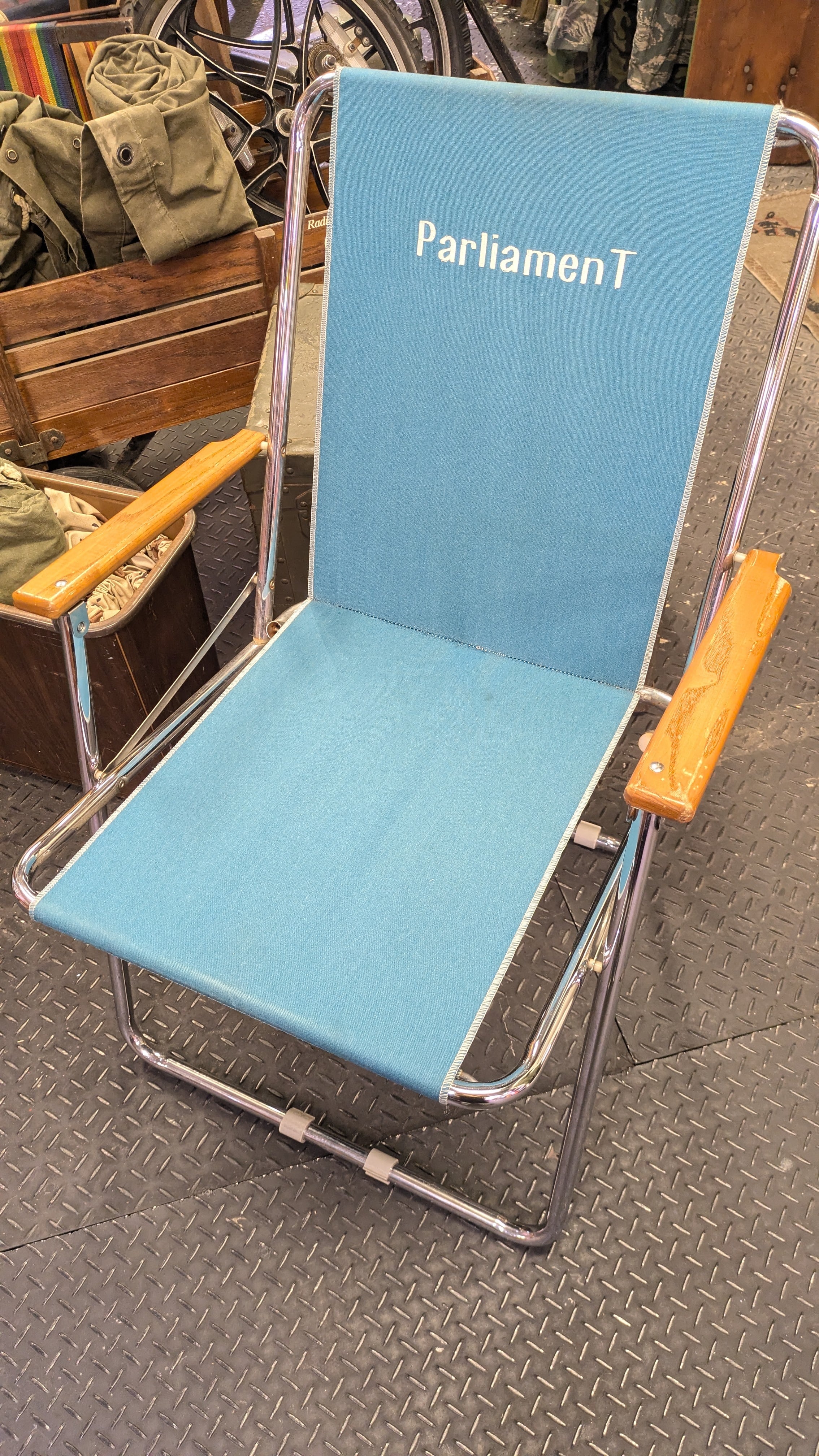 Vintage ZIPDEE Chair AirstreamChair USA Antique Camping ParliamenT