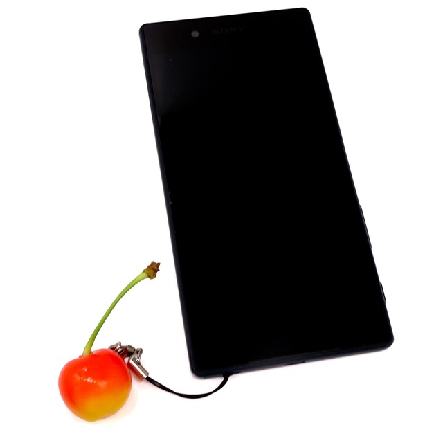 食べちゃいそうな 一粒 さくらんぼ 食品サンプル キーホルダー ストラップ