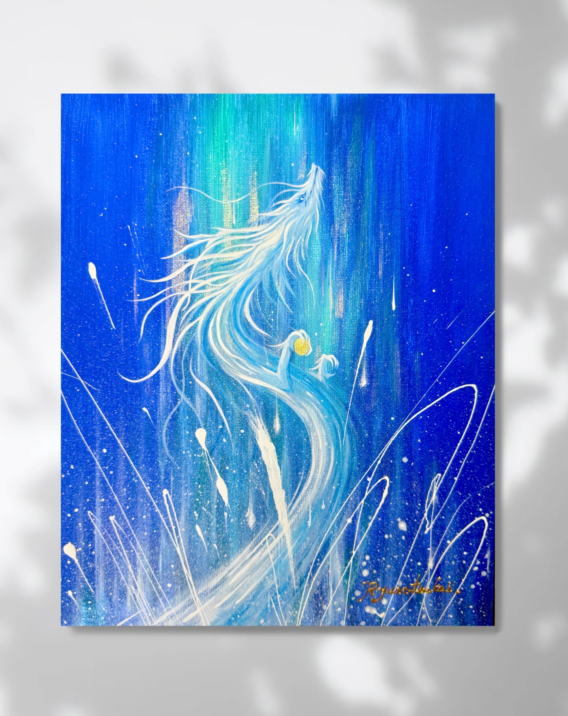 天照大神 イメージ画 スピリチュアルアート ヒーリングアート 絵