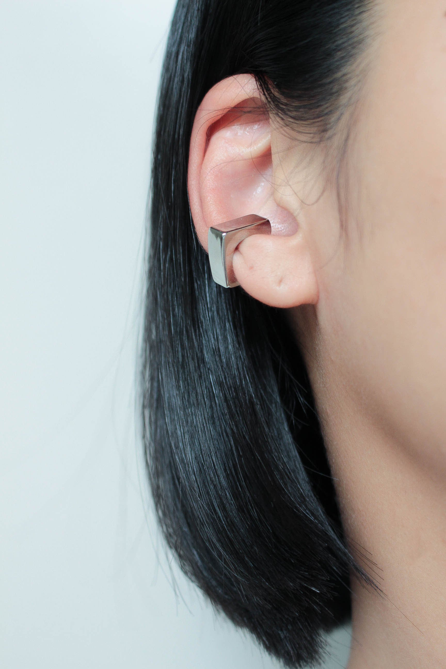 Square Block Ear Cuff | ebine(エビネ)|金属アレルギー対応アクセサリー