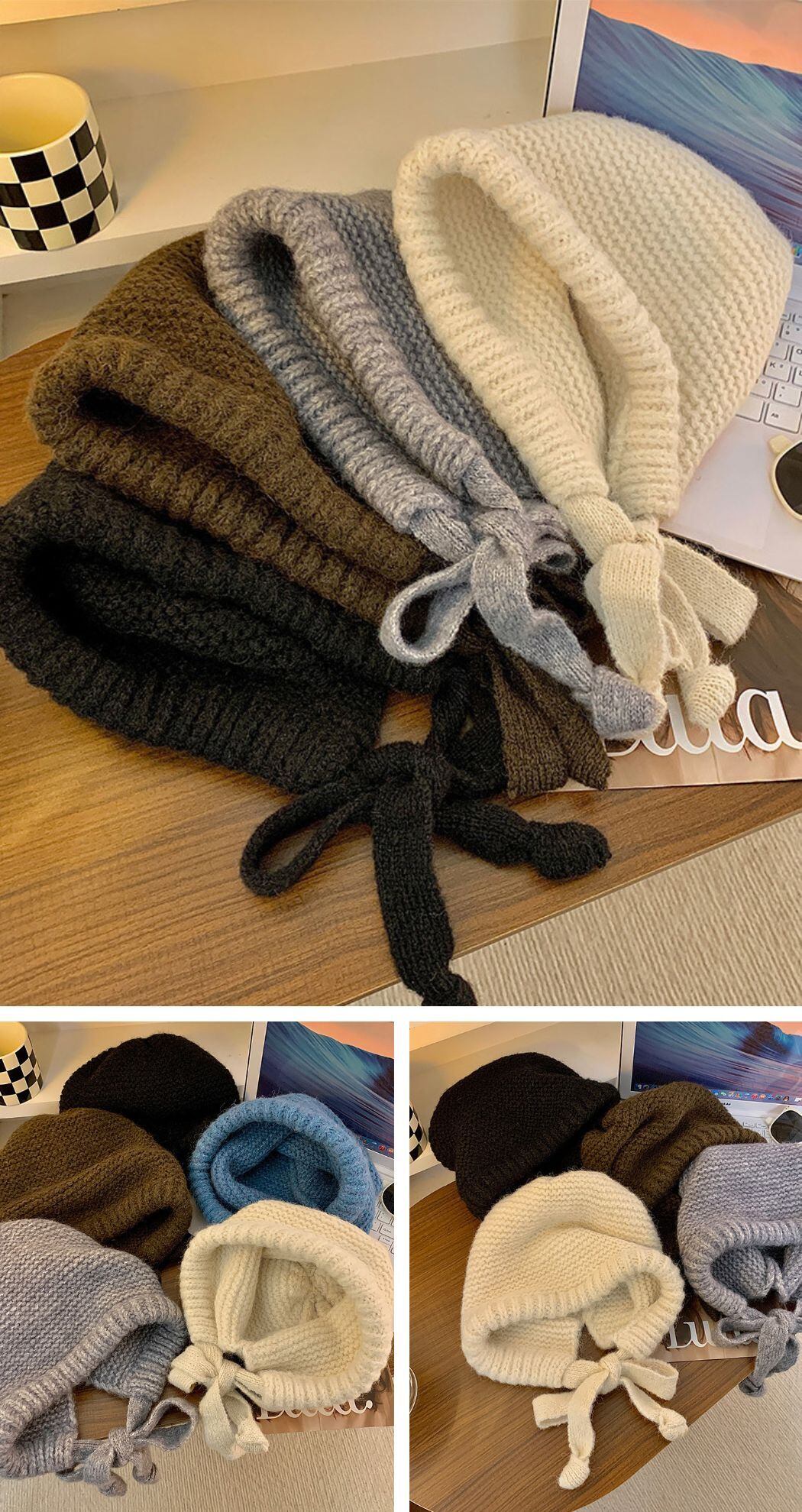 メール便】リボンバラクラバ／hat290 | DAY CLOSET｜ レディースウェア