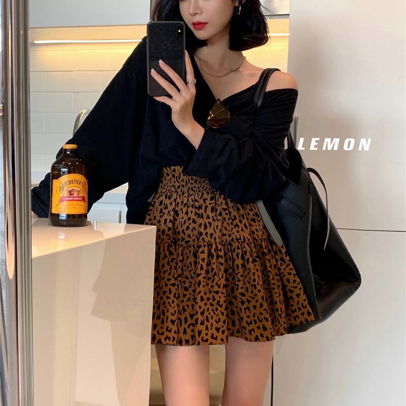 ストラップレスソリッド カラーセーター サマースタイルルーズ薄手トップス ロング 夏物 ソリッドカラー ビッグFスモールZ韓国80601368206