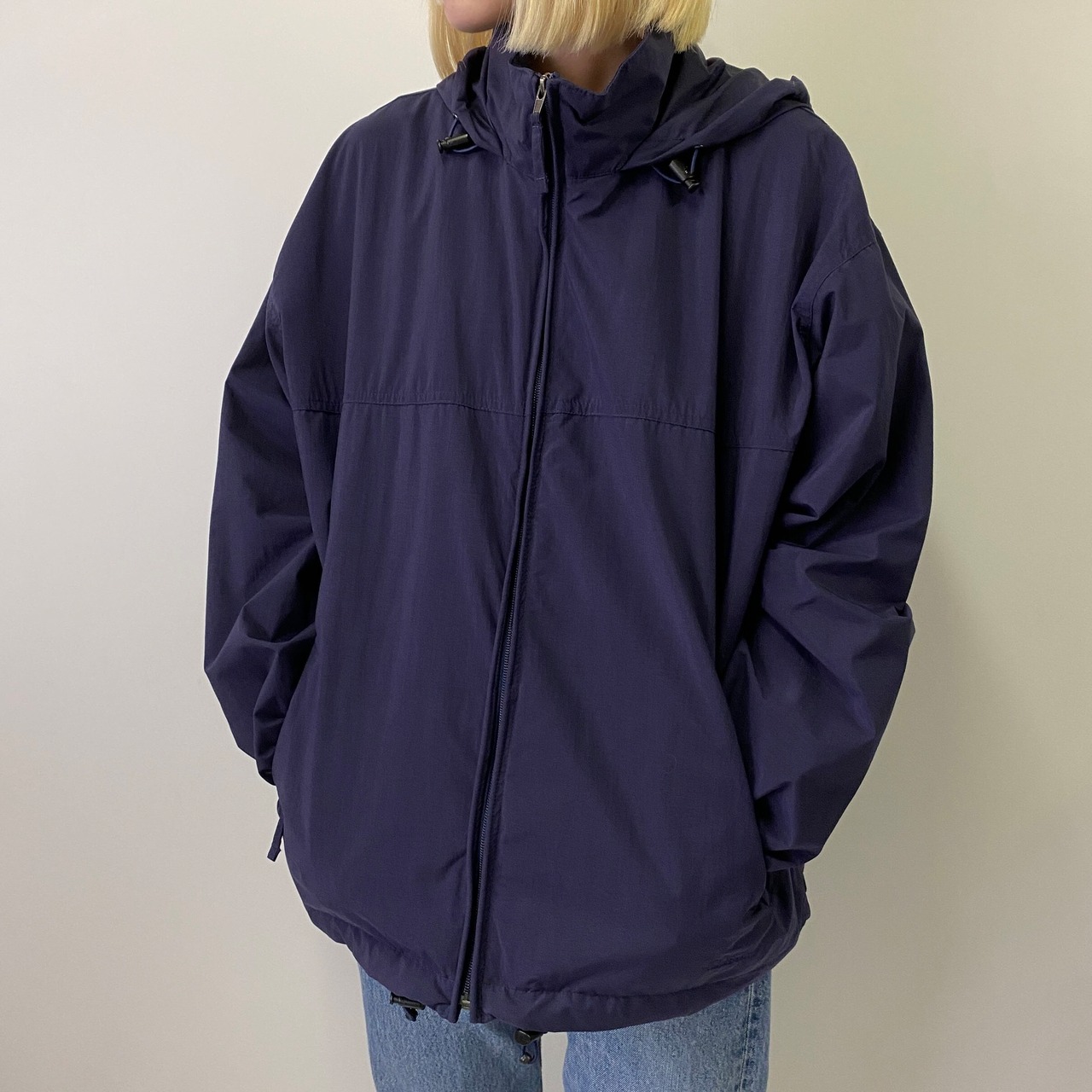 L.L.Bean エルエルビーン フード収納型 ナイロン マウンテンパーカー 