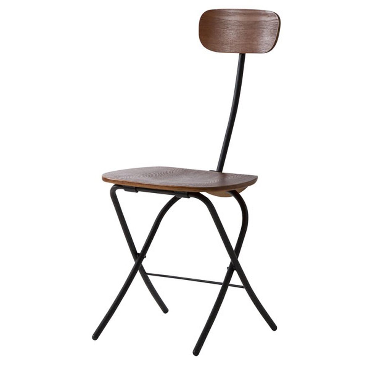 フォールディングチェア PC-21 折りたたみ椅子 椅子 いす イス 折りたたみ 収納 コンパクト シンプル おしゃれ リビング ダイニング インテリア ブラック ホワイト 黒 白