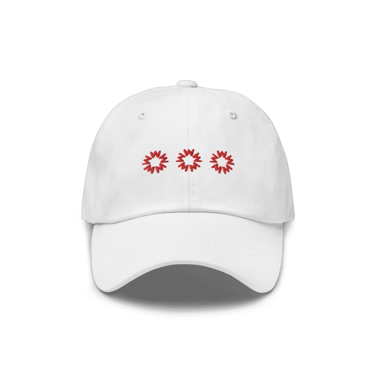 【012】Mitsuboshi Logo Cap Red/White