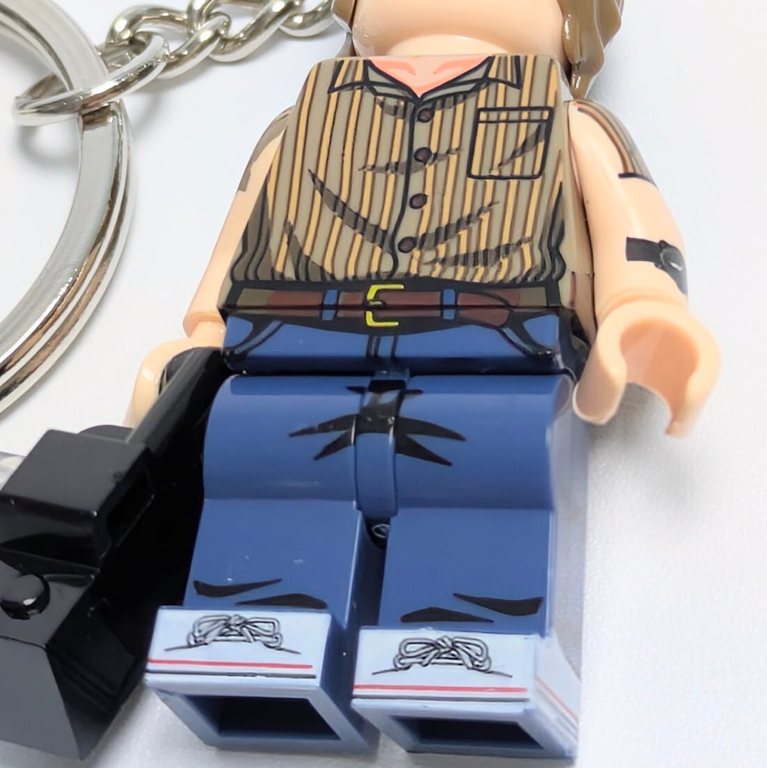 ★ブロックフィギュアキーホルダー★【 Stranger Things / ストレンジャーシングス 】 ジョナサン・バイヤーズ 〚アメリカン雑貨 アメトイ〛