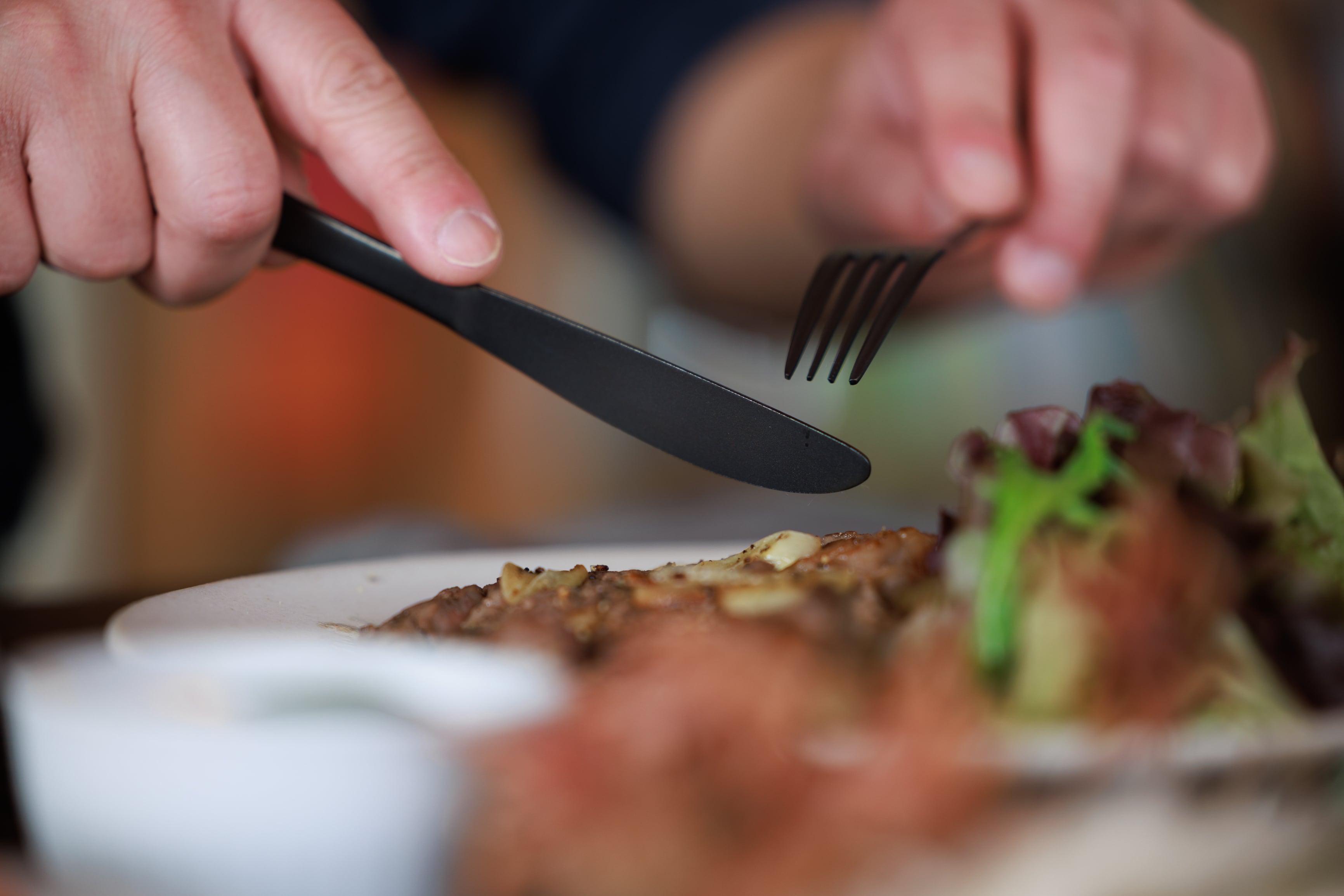 フォーク＆ナイフセット（ざらざら） | 96（KURO）