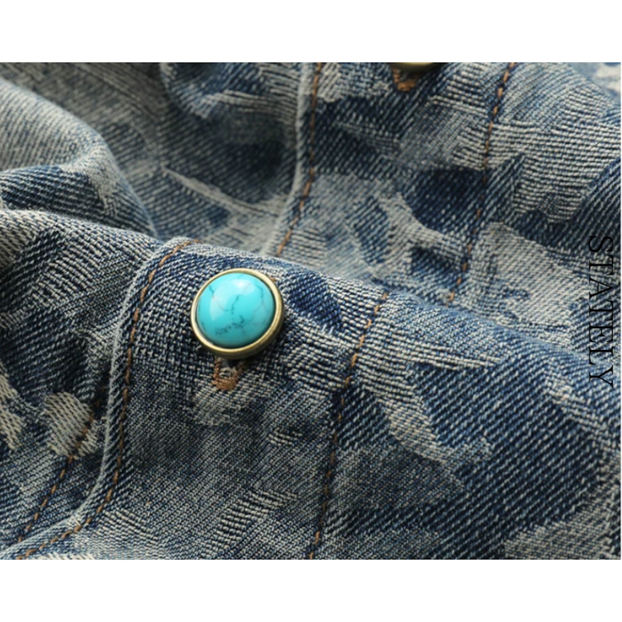 Camo Denim ジャケット_O34・画像7