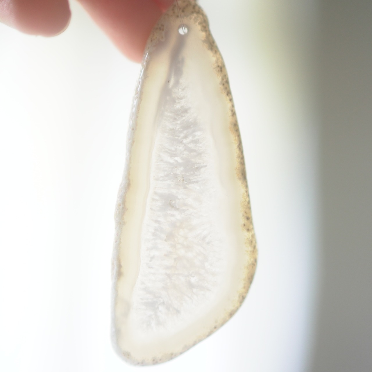 Frost Flower - アゲートヒーリングチャイム / Agate Sun Catcher Wind Chime 1064