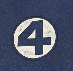 90s~fantastic four logo marvel comics print tee 小岩店 | What'z up