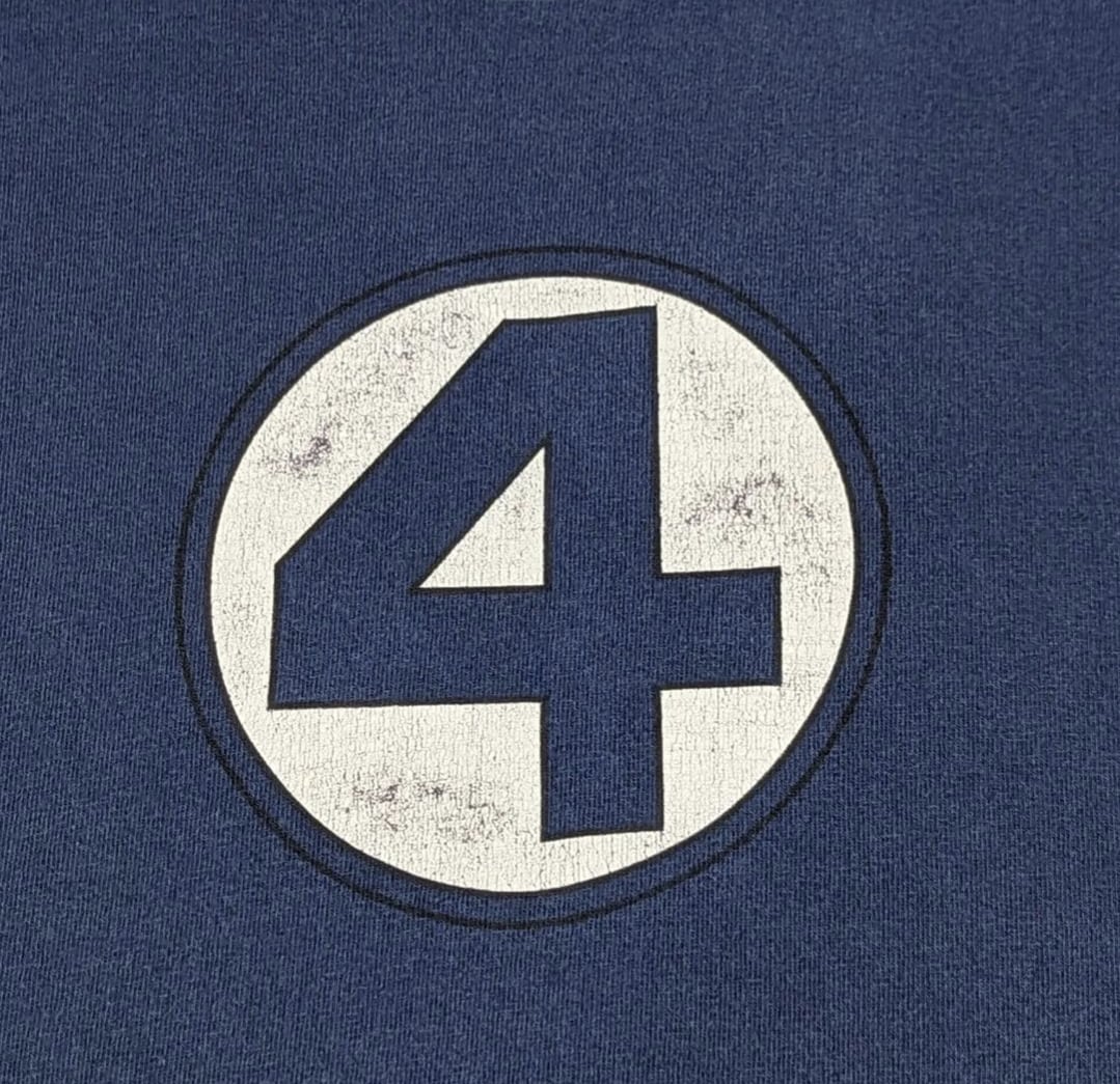 90s~fantastic four logo marvel comics print tee 小岩店 | What'z up