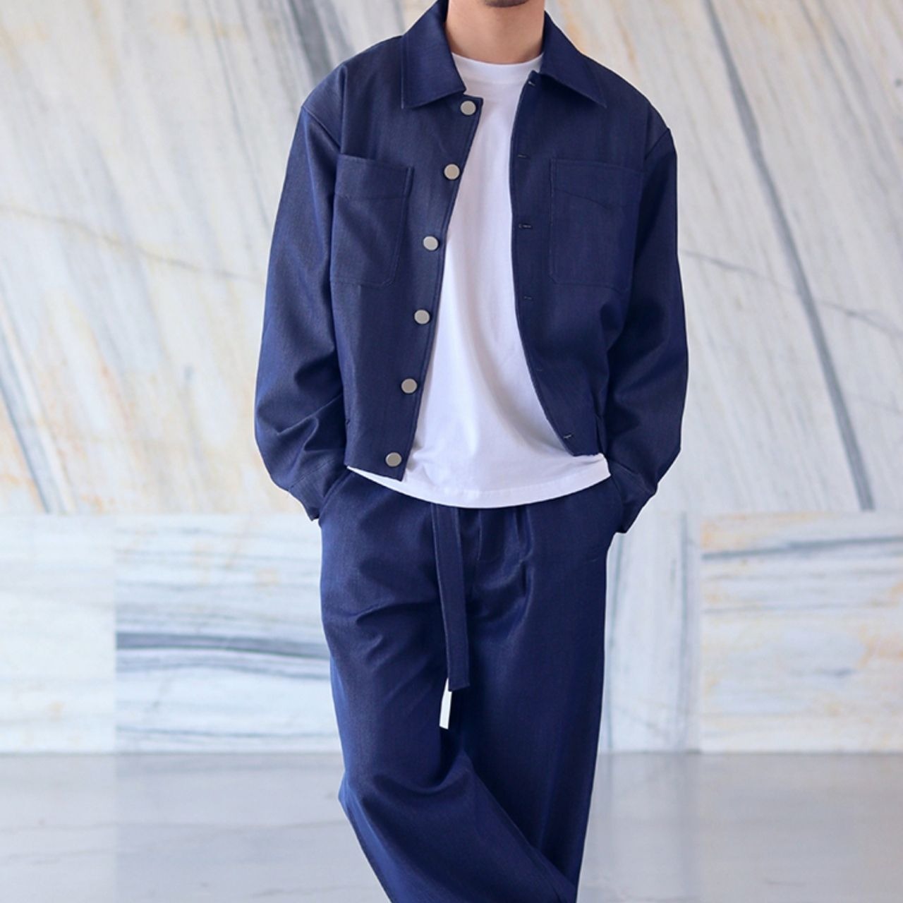 大人モードデニムジャケット（別売りでセットアップのボトムあり）　0839