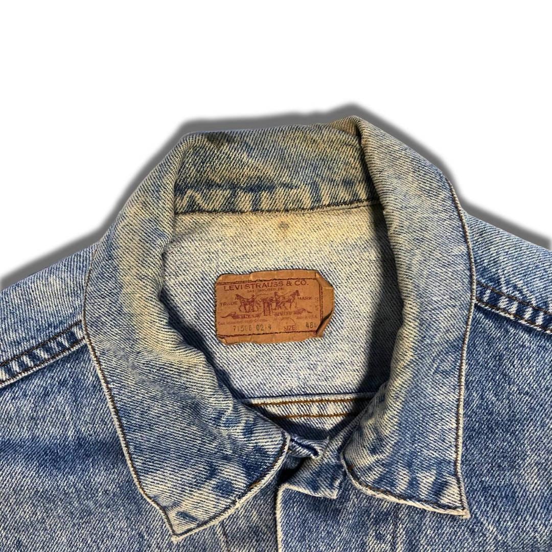 80s USA製 リーバイス デニムジャケット 48L 71506-0214 XL相当 Levi's