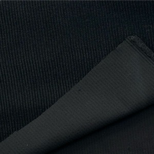 ★AM099◆1.4m◆ラスト1点‼◆綿ポリエステル混太畝コーデュロイ生地◆ブラック