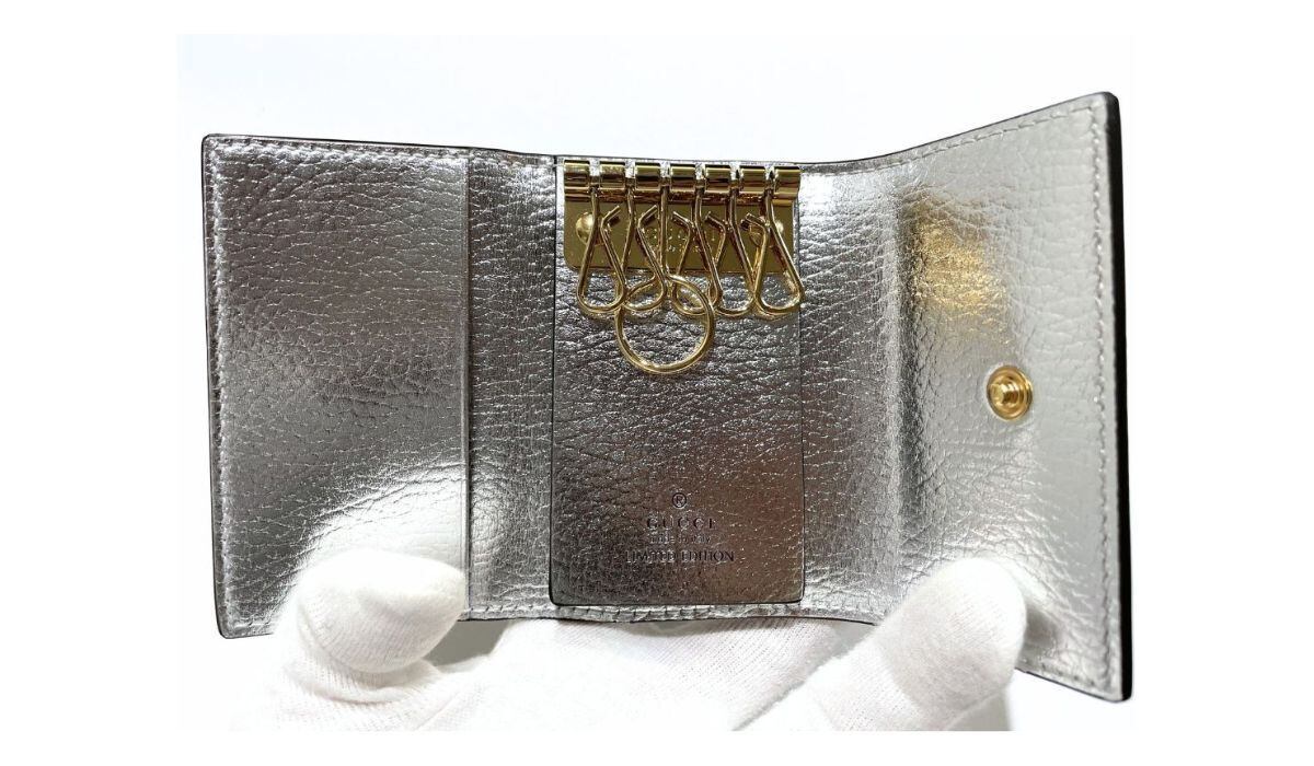 ◎1円◎良品 GUCCI グッチ GG シェリーライン6連キーケース 箱付