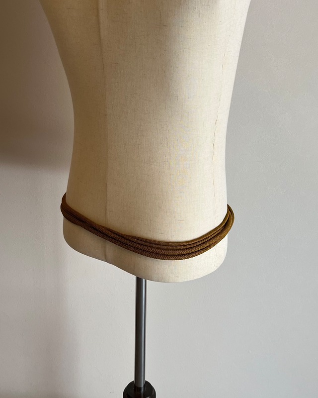 【Neil Barret】rope switching leather belt