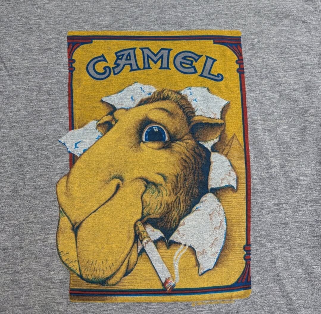 80s camel print tee 小岩店
