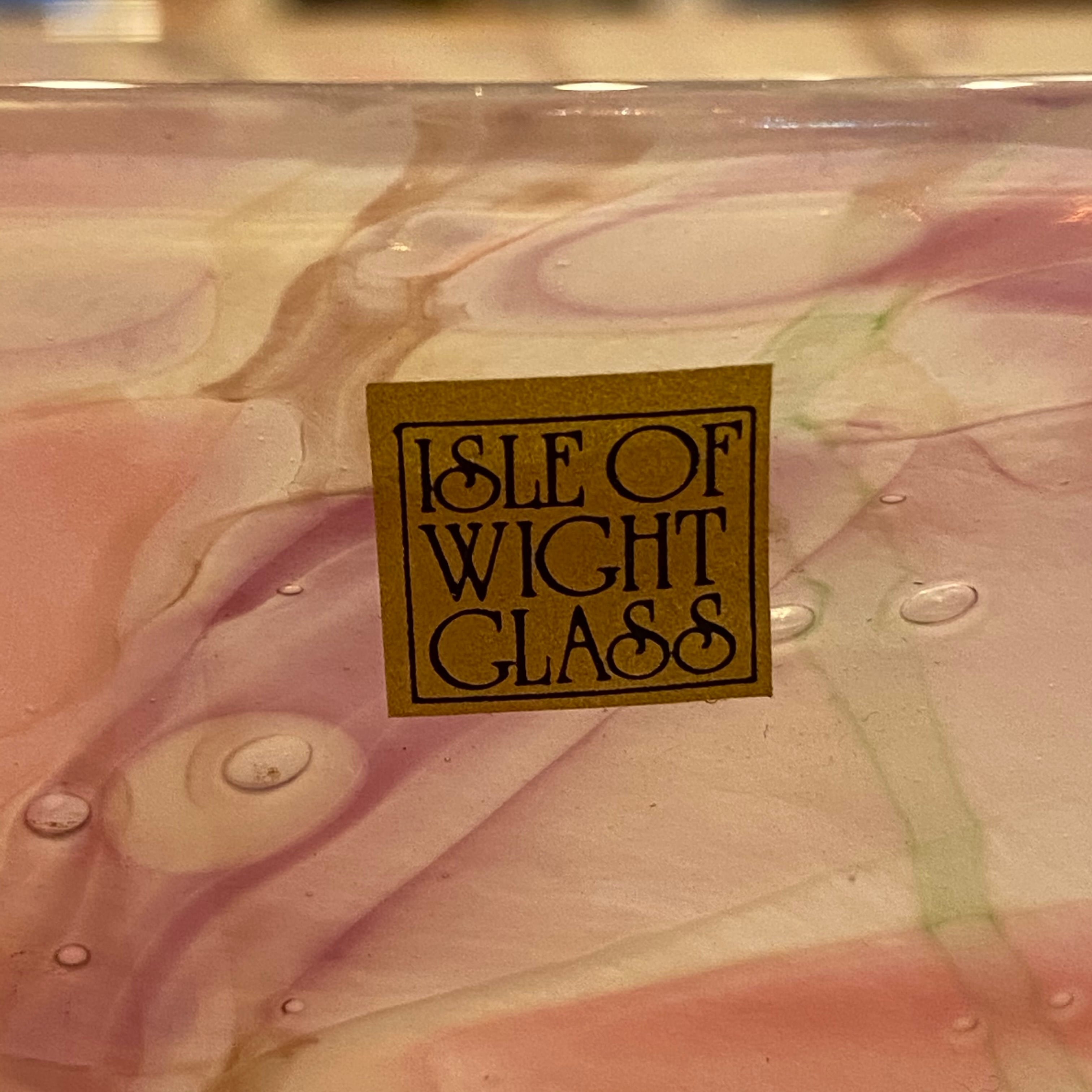 英国 ”Isle of wight glass” Art Glass Vase | coshiki