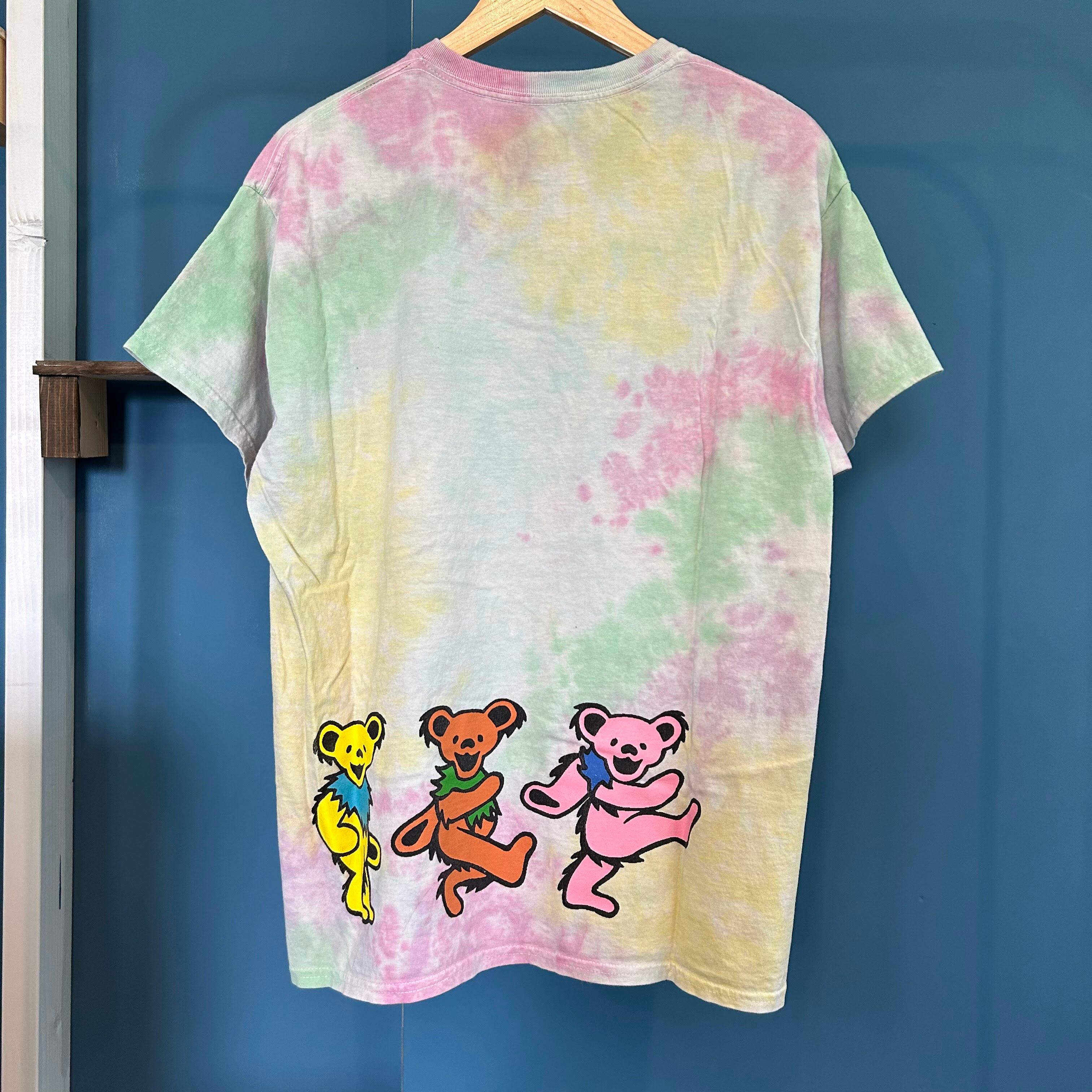 90s GRATEFUL DEAD デッドベア タイダイ ロンT バンT バンドTシャツ BAND-T 90s Grateful Dead グレイトフルデッド