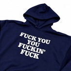 RIVERSIDE BASE 「FUCKIN' FUCK」PULLOVER HOODIE NAVY