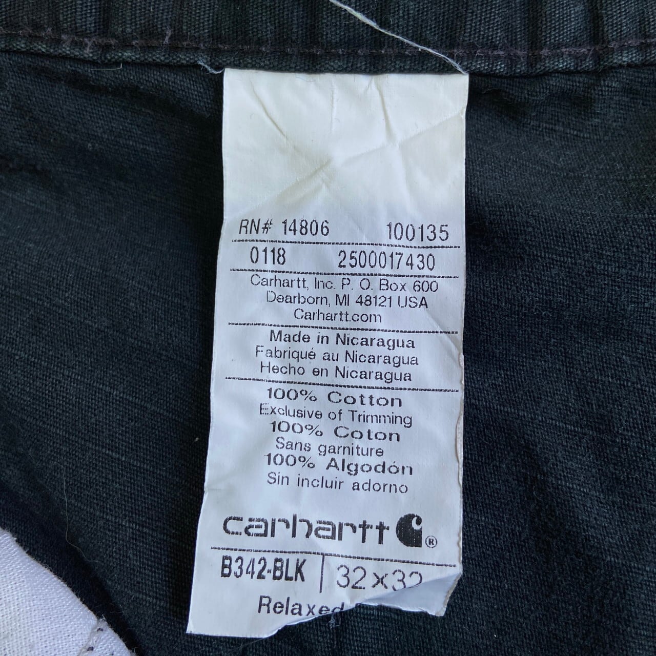 Carhartt カーハート ダブルニー ワークパンツ カーゴパンツ メンズW32