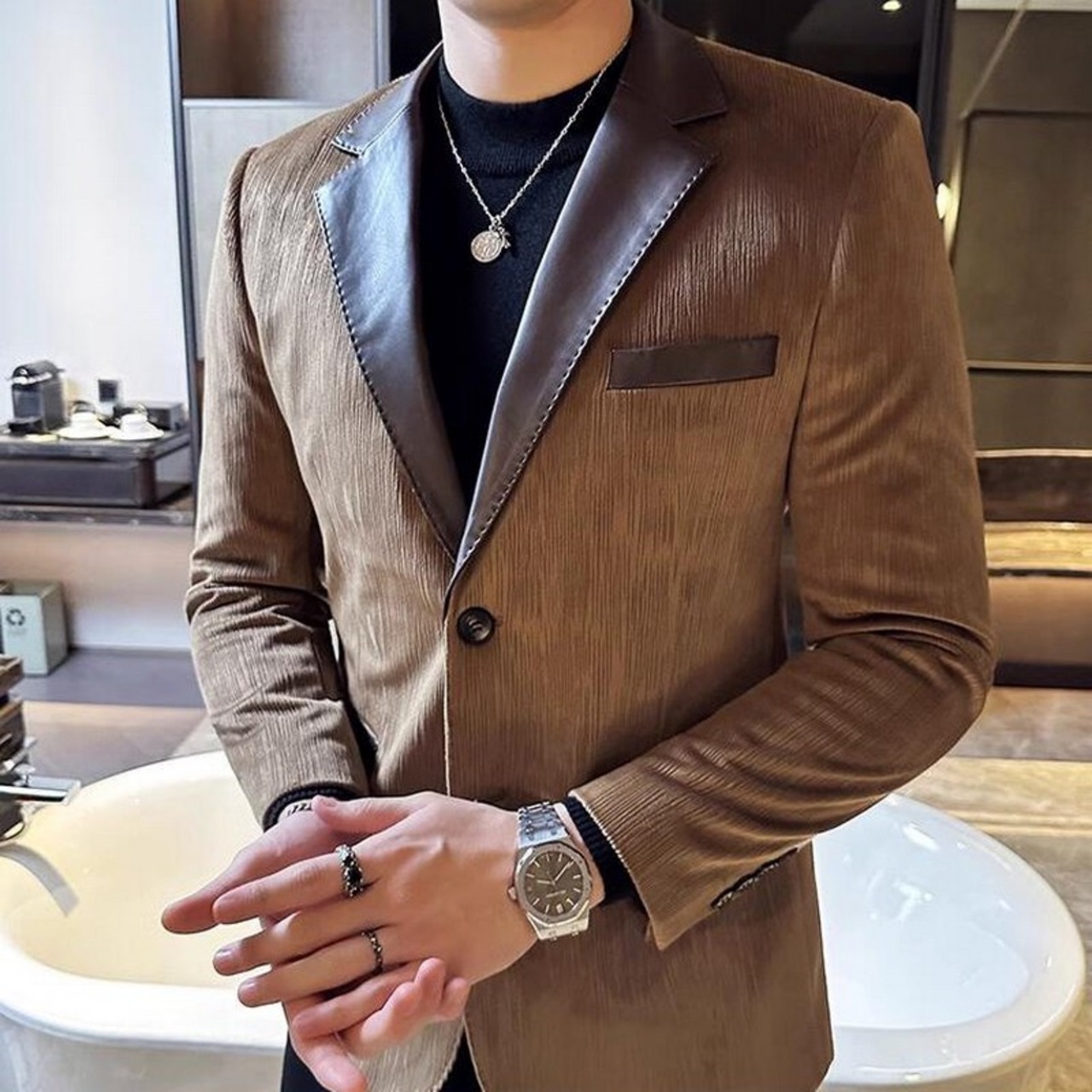 block suit jacket 00055