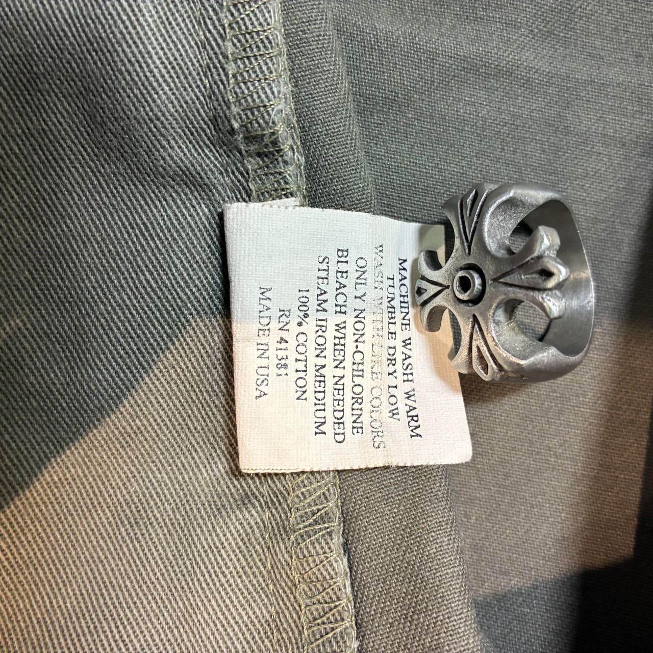 USA製 POLO CHINO RALPH LAUREN 2タック ANDREW PANT W38 グレー