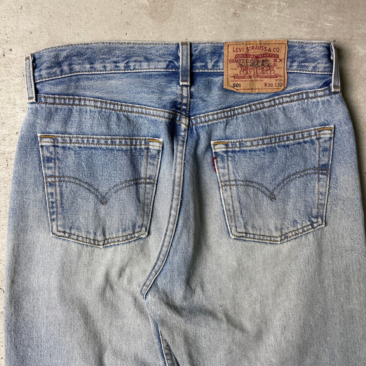 90年代 フランス製 Levi's ユーロリーバイス 501 ストレートデニム
