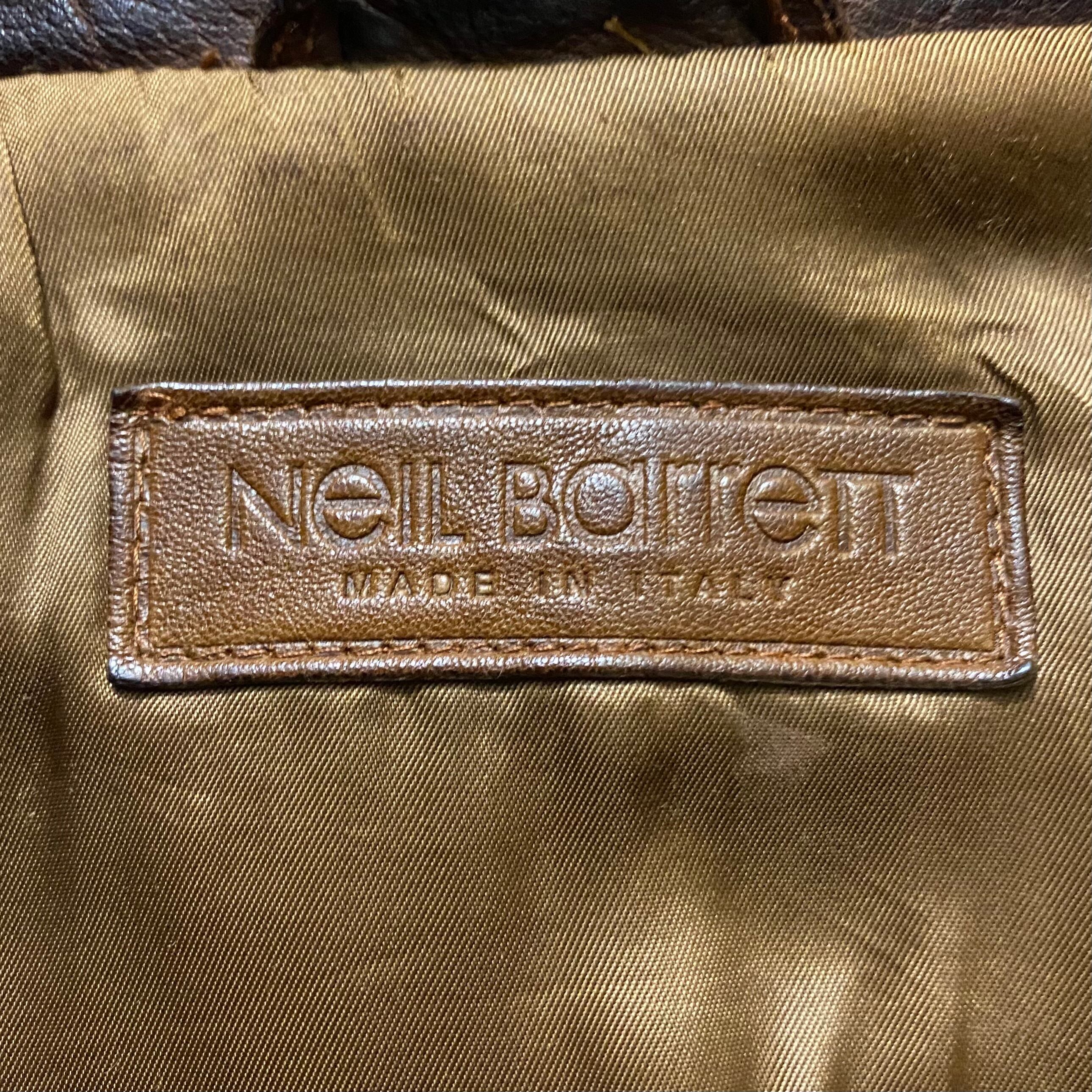 NEIL BARRETT buffalo leather blouson | NOIR ONLINE