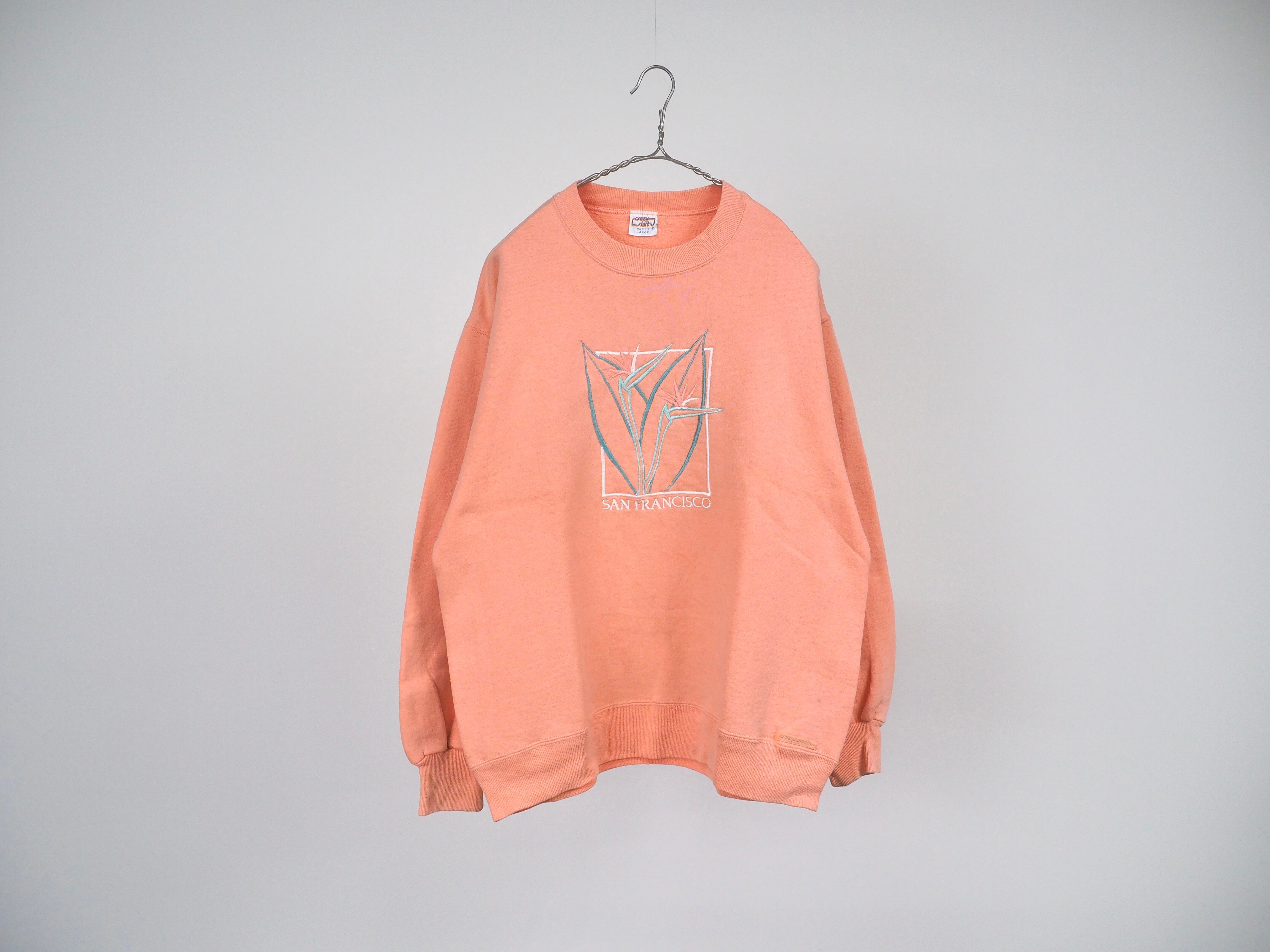 1980’s SAN FRANCISCO souvenir print sweatshirt L /made in USA ①