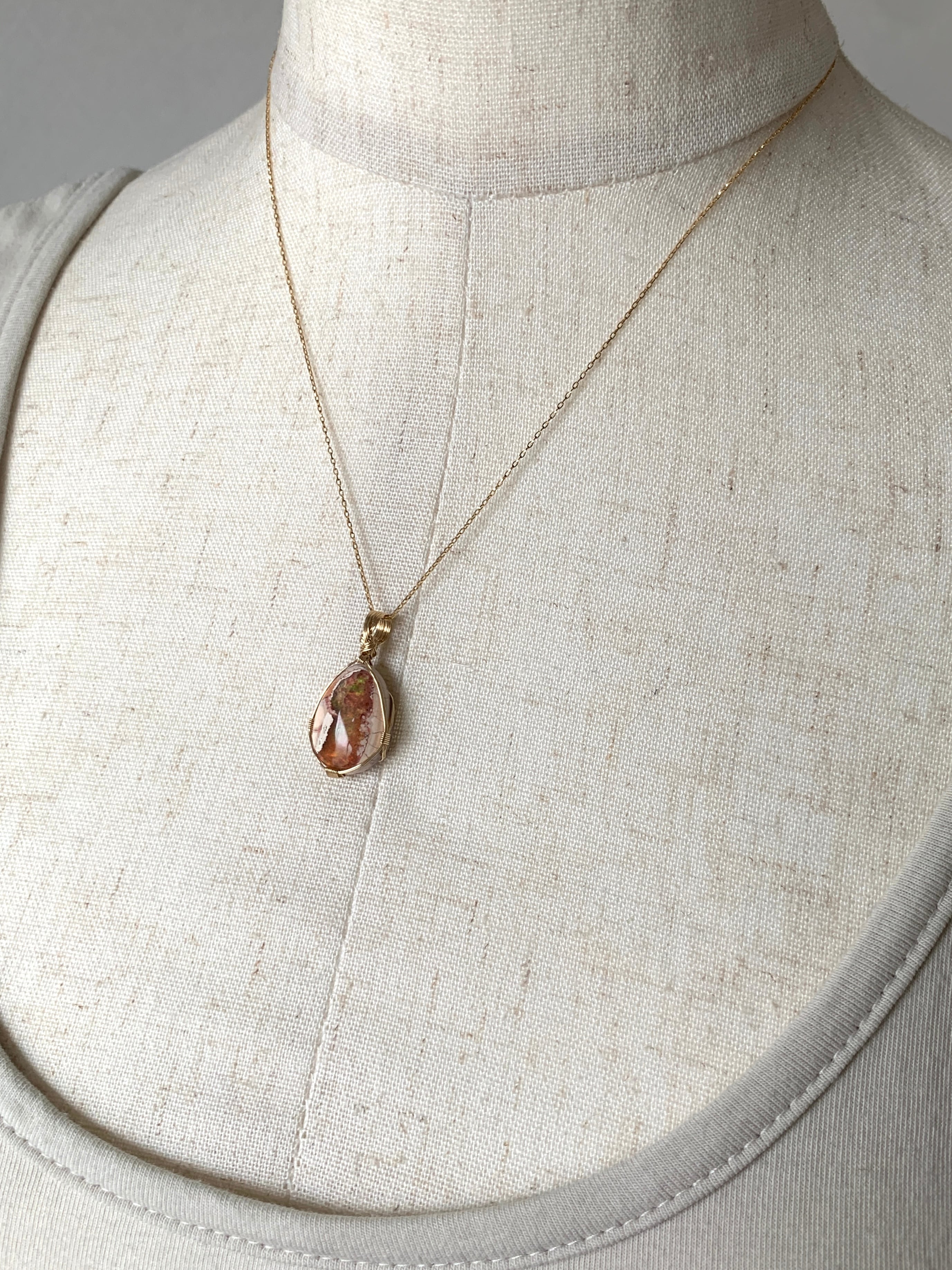 メキシコ産カンテラオパール女神巻き®︎ペンダントトップD | komichi