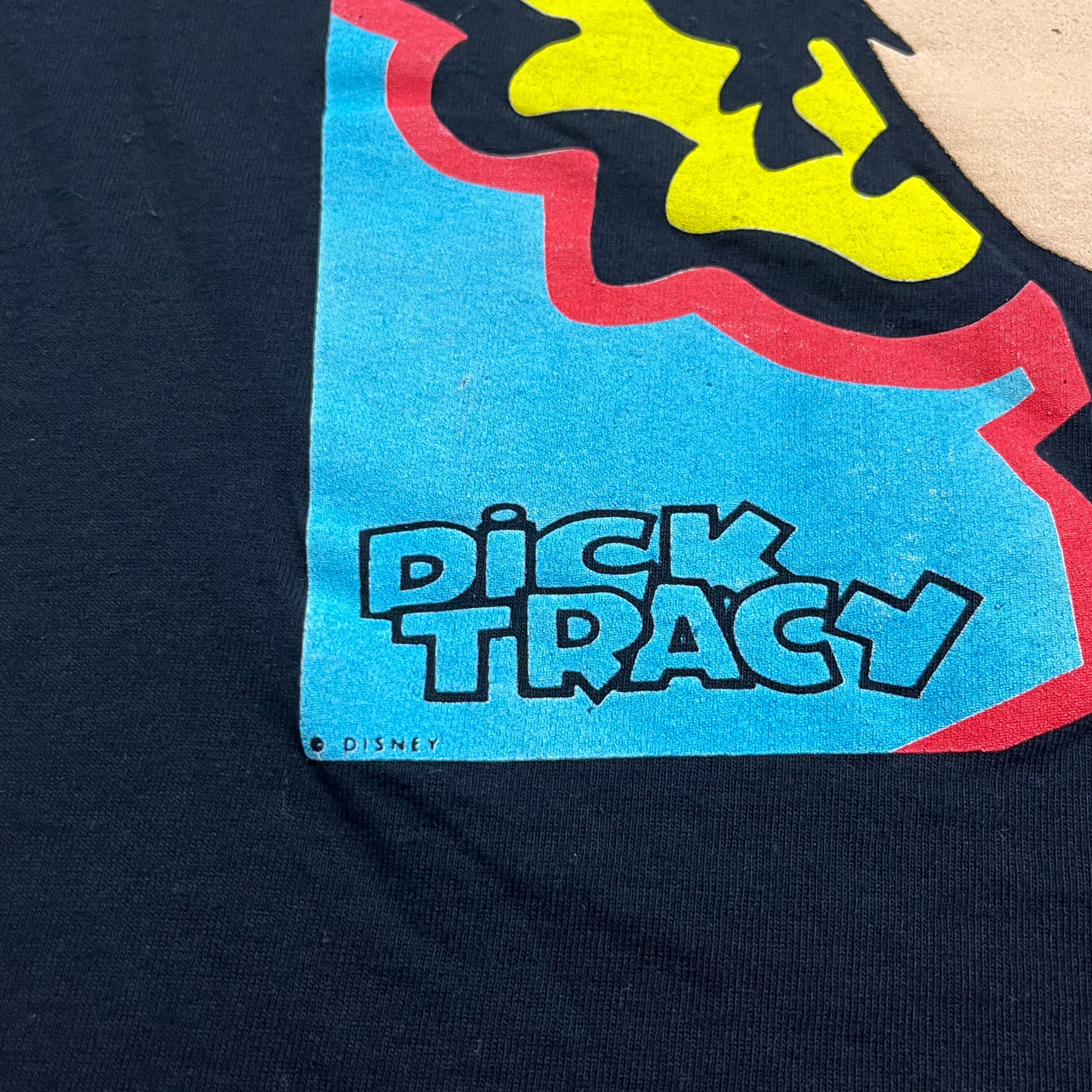 90's disney プリントTシャツ　ディックトレイシー