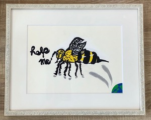 Free bee ( organic  cotton ) 自由なハチ