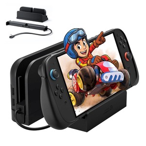 【在庫のみ】JSAUX Switch 2 Dock用 延長ケーブル スタンド付き 35cm USB C延長ケーブル 厚型保護ケース対応 急速充電 10Gbpsデータ転送 4K 60Hz映像出力 Dock機能1対1復元 パッシブ冷却
