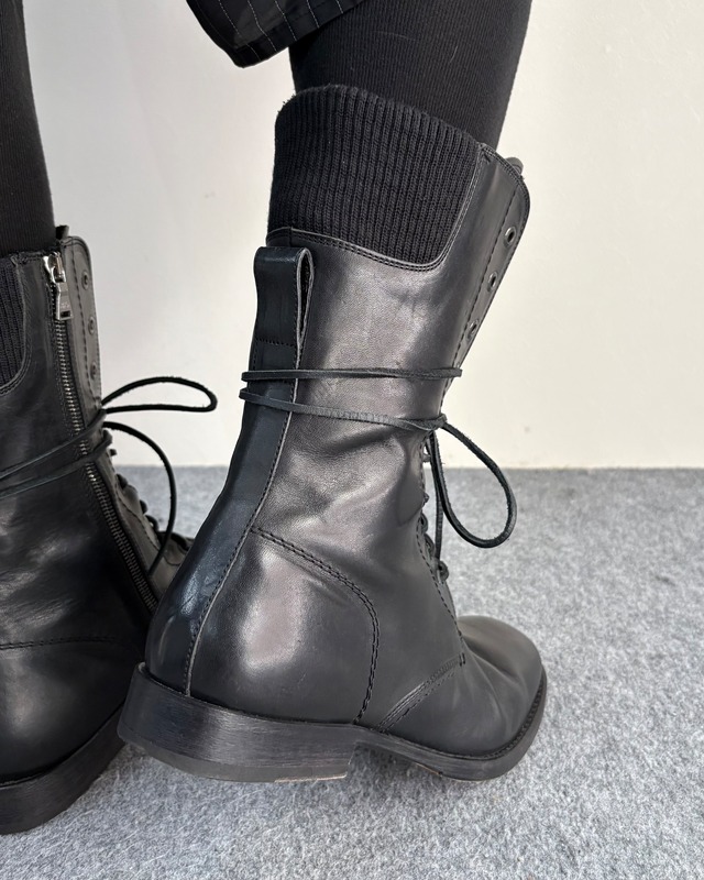 【Neil Barret】flat combat boots