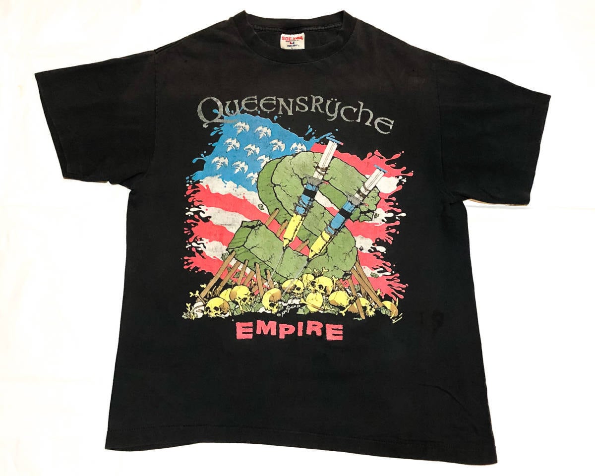 90's QUEENSRYCHE PUSHEAD Tシャツ | 古着屋 Boogie powered by BASE